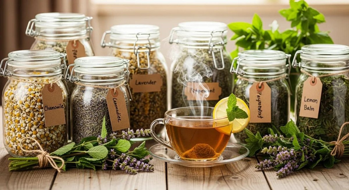 Herbal Tea Blends: Natural Remedies & Flavors - Huckle Bee Farms LLC