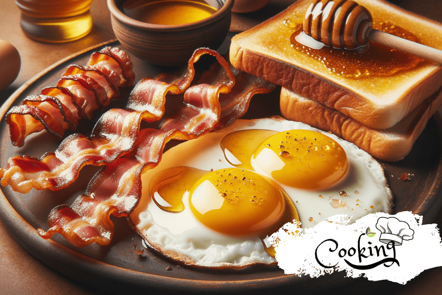 Hot Honey Glazed Bacon: