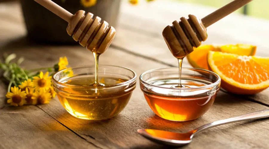 Orange Infused Honey vs Wildflower Honey: The Sweet Showdown