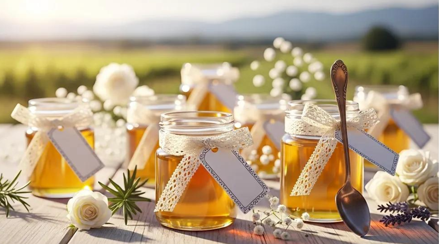 Personalize Your Wedding Favors: Honey Delights Await - Huckle Bee Farms LLC