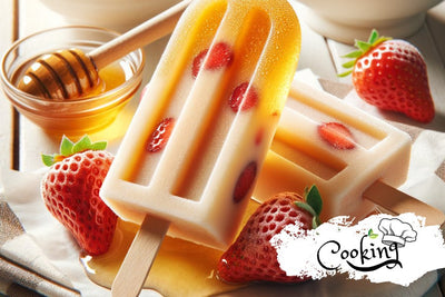 Whip Up Honey-Strawberry Yogurt Popsicles: A Simple Recipe Guide