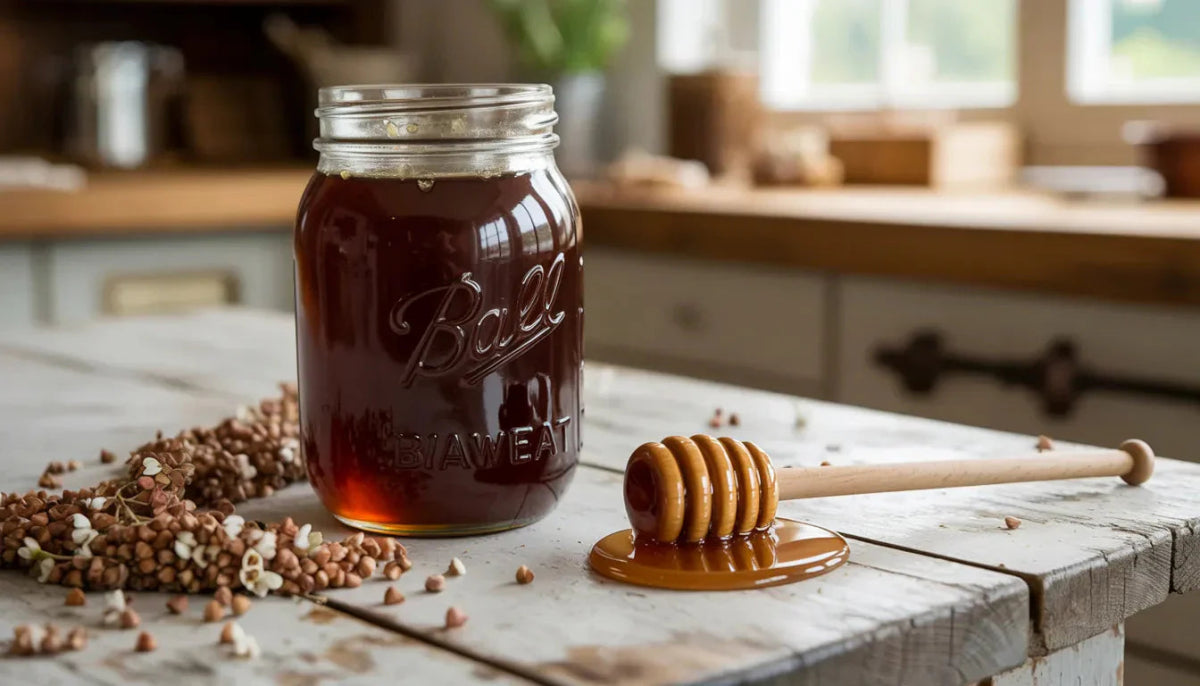 Why Buckwheat Honey is Your Go-To for Strong Flavored Health - Huckle Bee Farms LLC