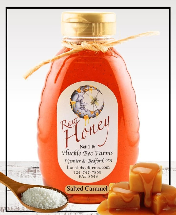 1 Lb Salted Caramel Honey - Gift Set