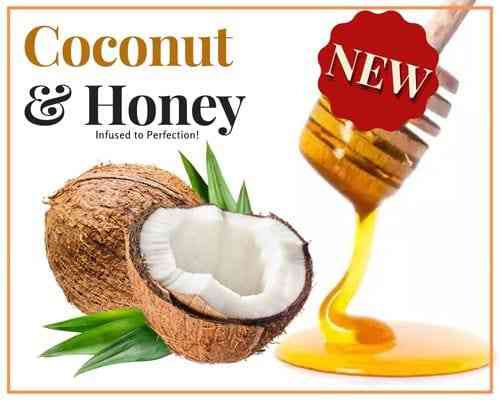1/2 Lb Coconut Infused Honey - Gift Set