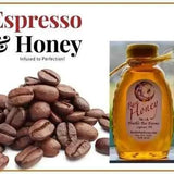 1/2 Lb Espresso Infused Honey - Gift Set - Huckle Bee Farms LLC