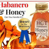 1/2 Lb Habanero Infused Honey - Gift Set - Huckle Bee Farms LLC