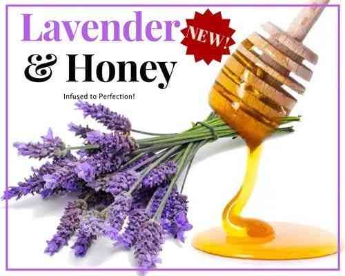 1/2 Lb Lavender Infused Honey - Gift Set