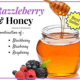 1/2 Lb RazzleBerry Infused Honey - Gift Set - Huckle Bee Farms LLC