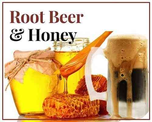 1/2 Lb Root Beer Flavor Honey - Gift Set