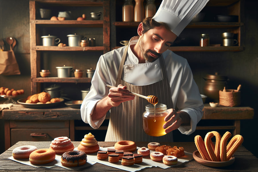 baker with honey