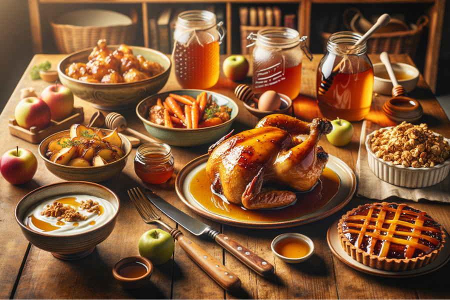 cooking with honey