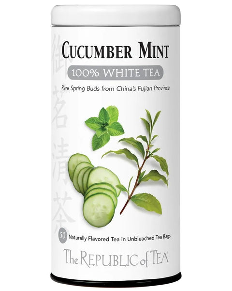 Cucumber Mint 100% White Tea Bags