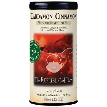 Cardamom Cinnamon Tea Bags - 36 Tea Bags - Huckle Bee Farms LLC