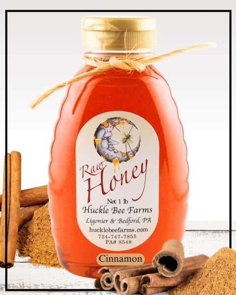 Cinnamon Infused Honey - Huckle Bee Farms LLC