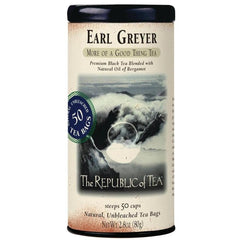 Earl Greyer Black Tea Bags - 50 Bags Tin - Huckle Bee Farms LLC