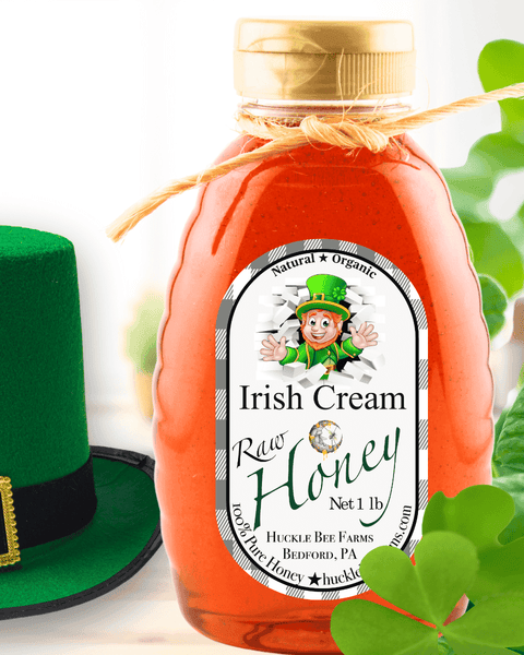 Irish Cream Honey 🍀 - Huckle Bee Farms LLC