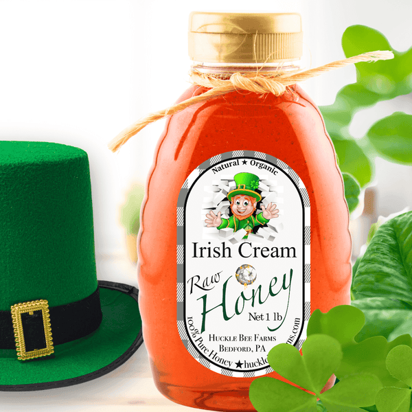 Irish Cream Honey 🍀 - Huckle Bee Farms LLC