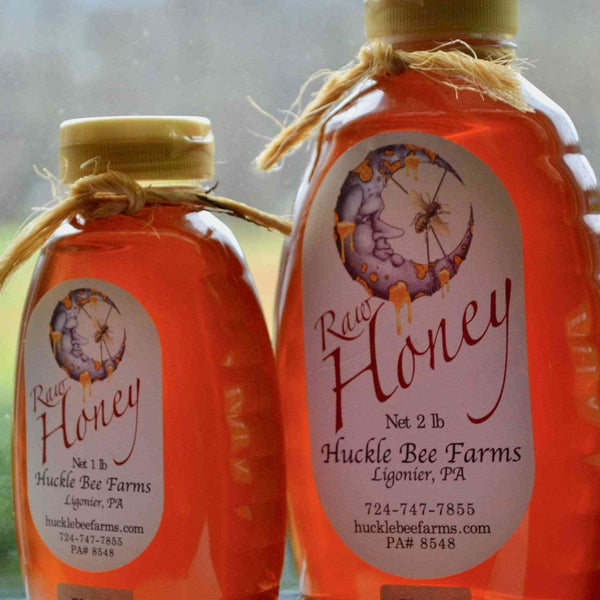 Raw Wildflower Honey - Huckle Bee Farms LLC