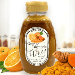 Wholesale Orange Turmeric Honey ❤️ Immune Boosting Antioxidant Blend - Huckle Bee Farms LLC