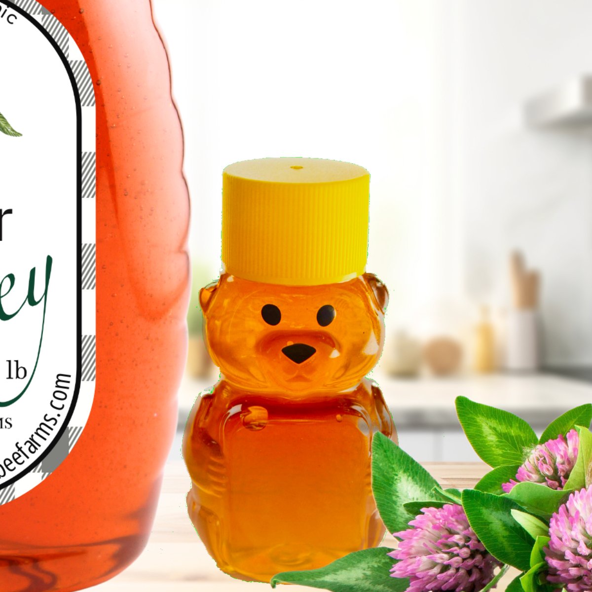 Wholesale w - Raw Clover Honey - Huckle Bee Farms LLC