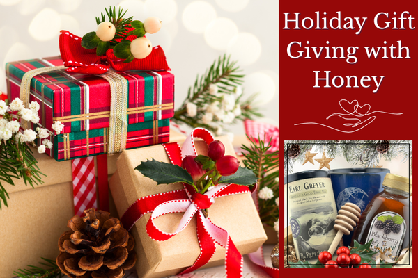 holiday gifts giving with honey