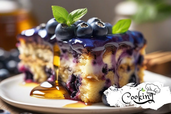 Blueberry Honey Bun Cake Recipe - Huckle Bee Farms LLC