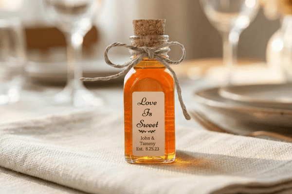Delight Guests with 4 oz Wedding Honey Favor Jars - Huckle Bee Farms LLC
