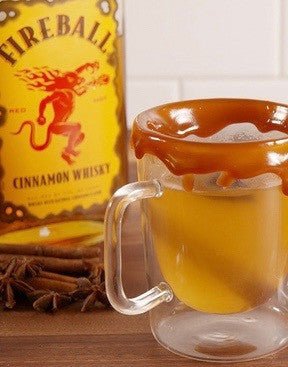 Fireball Hot Toddies with Cinnamon Honey - Huckle Bee Farms LLC