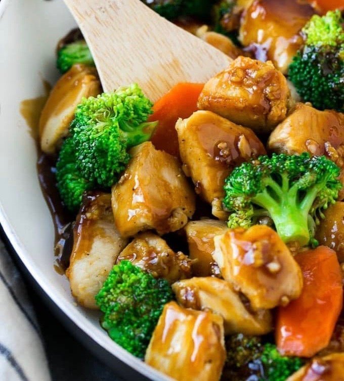 Garlic Infused Honey Chicken Stir Fry - Huckle Bee Farms LLC