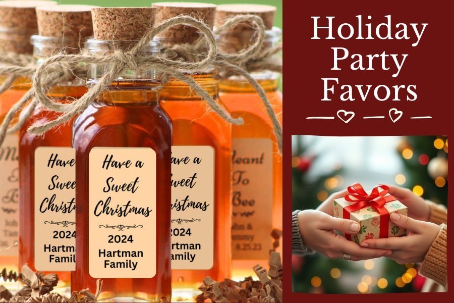 Holiday Party Favors: What Honey is Perfect for Sweet Memories - Huckle Bee Farms LLC
