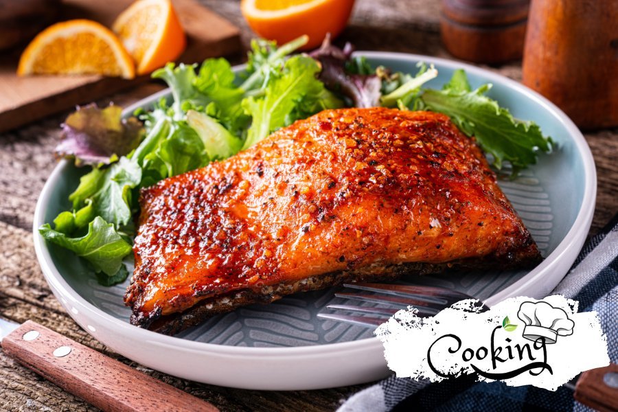 Honey-Orange Marinated Salmon - Huckle Bee Farms LLC