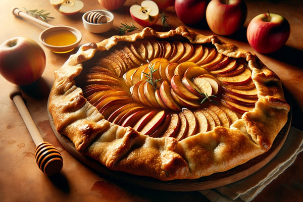 Rustic Honey Apple Galette Recipe - Huckle Bee Farms LLC