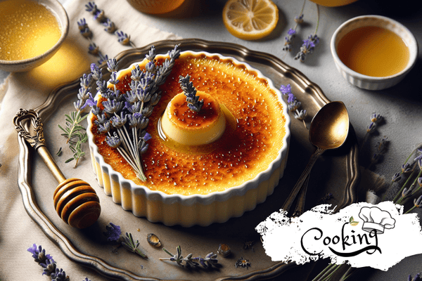 Lemon Crème Brûlée with a Twist: Lavender Honey - Huckle Bee Farms LLC