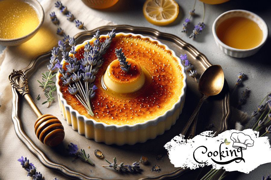 Lemon Crème Brûlée with a Twist: Lavender Honey - Huckle Bee Farms LLC