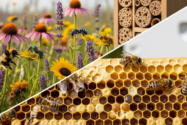 Native Bees vs. Honey Bees: Fascinating Facts & Insights - Huckle Bee Farms LLC