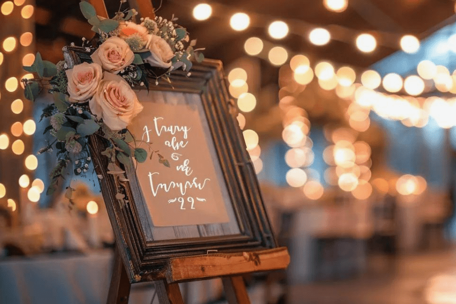Perfect Your Day: Casual Tips for Your Wedding Favor Sign - Huckle Bee Farms LLC