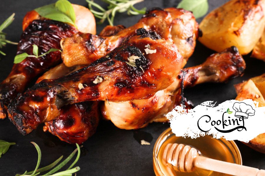 Pomegranate Honey Glazed Chicken - Huckle Bee Farms LLC