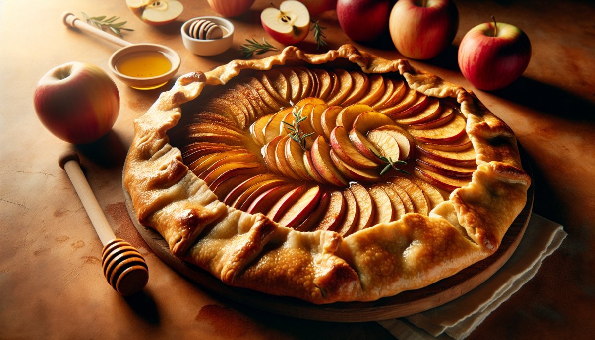 Rustic Honey Apple Galette Recipe - Huckle Bee Farms LLC