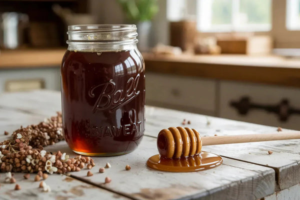 Why Buckwheat Honey is Your Go-To for Strong Flavored Health - Huckle Bee Farms LLC