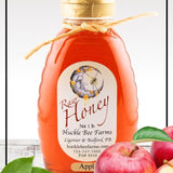 1 Lb Apple Infused Honey - Gift Set - Huckle Bee Farms LLC