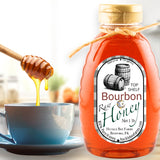 1 Lb Bourbon Infused Honey - Gift Set - Huckle Bee Farms LLC