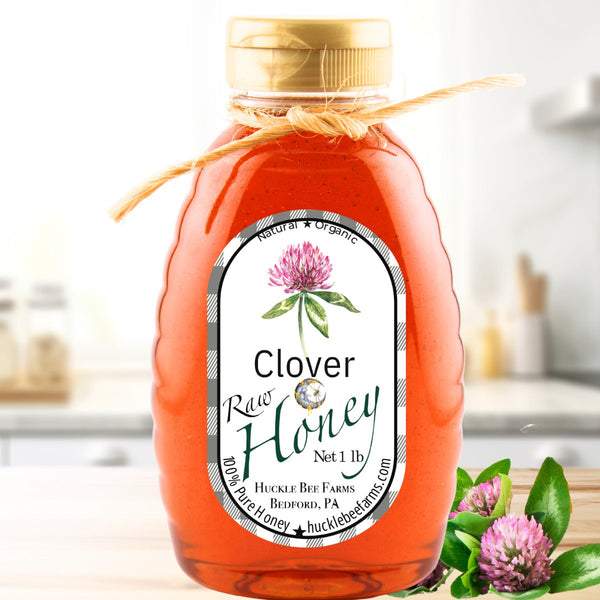 1 Lb Clover Honey - Gift Set - Huckle Bee Farms LLC