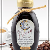 1 Lb Espresso Infused Honey - Gift Set - Huckle Bee Farms LLC