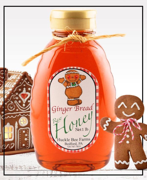 1 Lb Gingerbread Honey - Gift Set - Huckle Bee Farms LLC