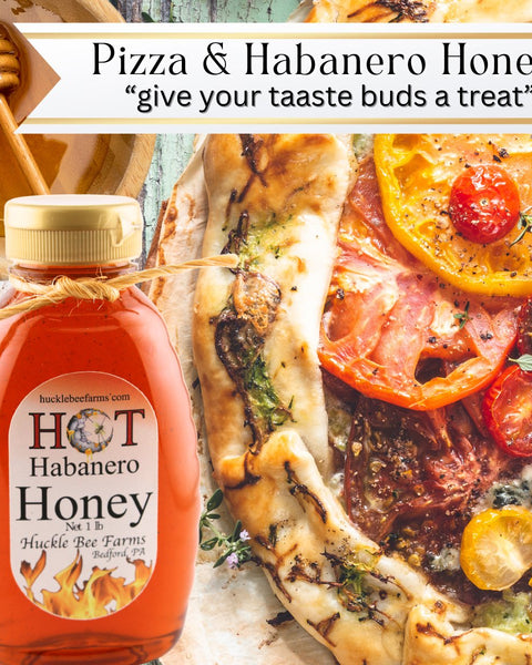 1 Lb Habanero Infused Honey - Gift Set - Huckle Bee Farms LLC