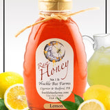 1 Lb Lemon Infused Honey - Gift Set - Huckle Bee Farms LLC