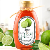 1 Lb Lime Infused Honey - Gift Set - Huckle Bee Farms LLC