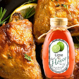 1 Lb Lime Infused Honey - Gift Set - Huckle Bee Farms LLC