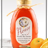 1 Lb Orange Infused Honey - Gift Set - Huckle Bee Farms LLC