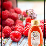 1 Lb Raspberry Infused Honey - Gift Set - Huckle Bee Farms LLC